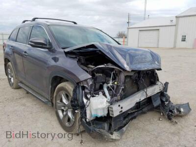 2017 Toyota HIGHLANDER, silver — VIN 5TDDZRFH1HS458759, Copart