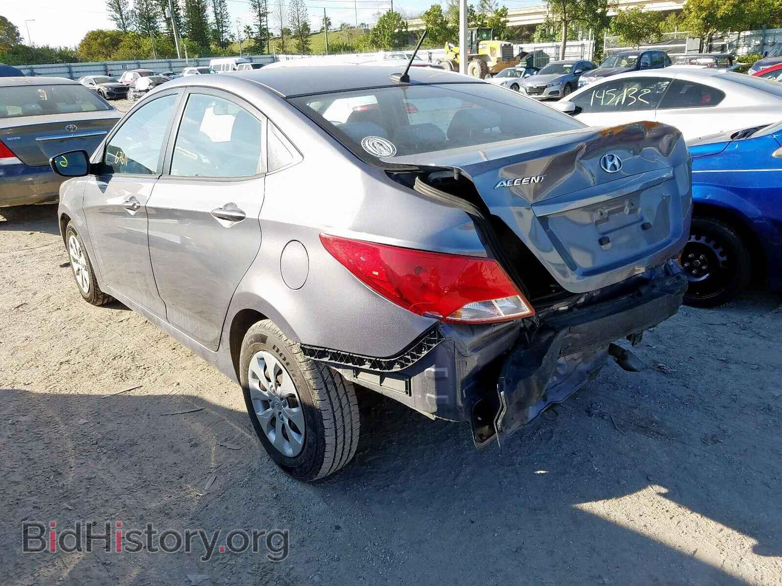 2016 HYUNDAI ACCENT - VIN: KMHCT4AE5GU018658 - Photo 3