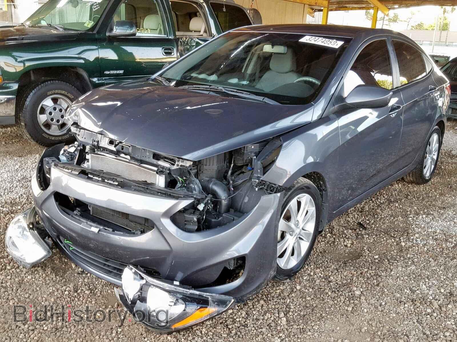 2012 HYUNDAI ACCENT - VIN: KMHCU4AE3CU112884 - Фото 2