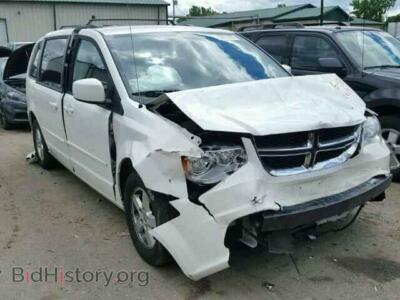 2013 Dodge CARAVAN Grand Cara, white — VIN 2C4RDGCG2DR655124, Copart