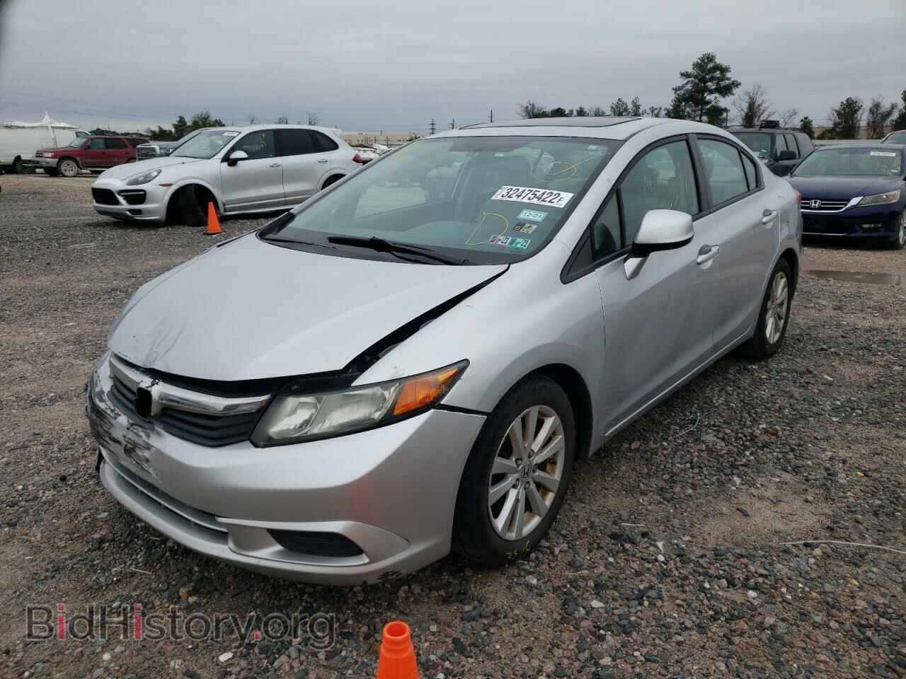 2012 HONDA CIVIC - VIN: 2HGFB2F8XCH602659 - Фото 2