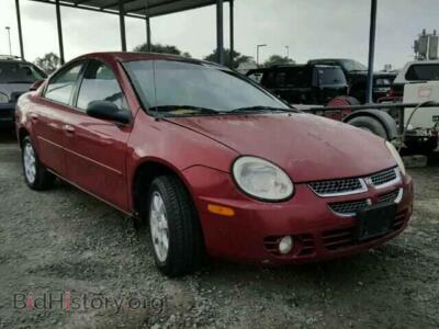 2005 Dodge NEON Neon SXT, red — VIN 1B3ES56CX5D107105, Copart