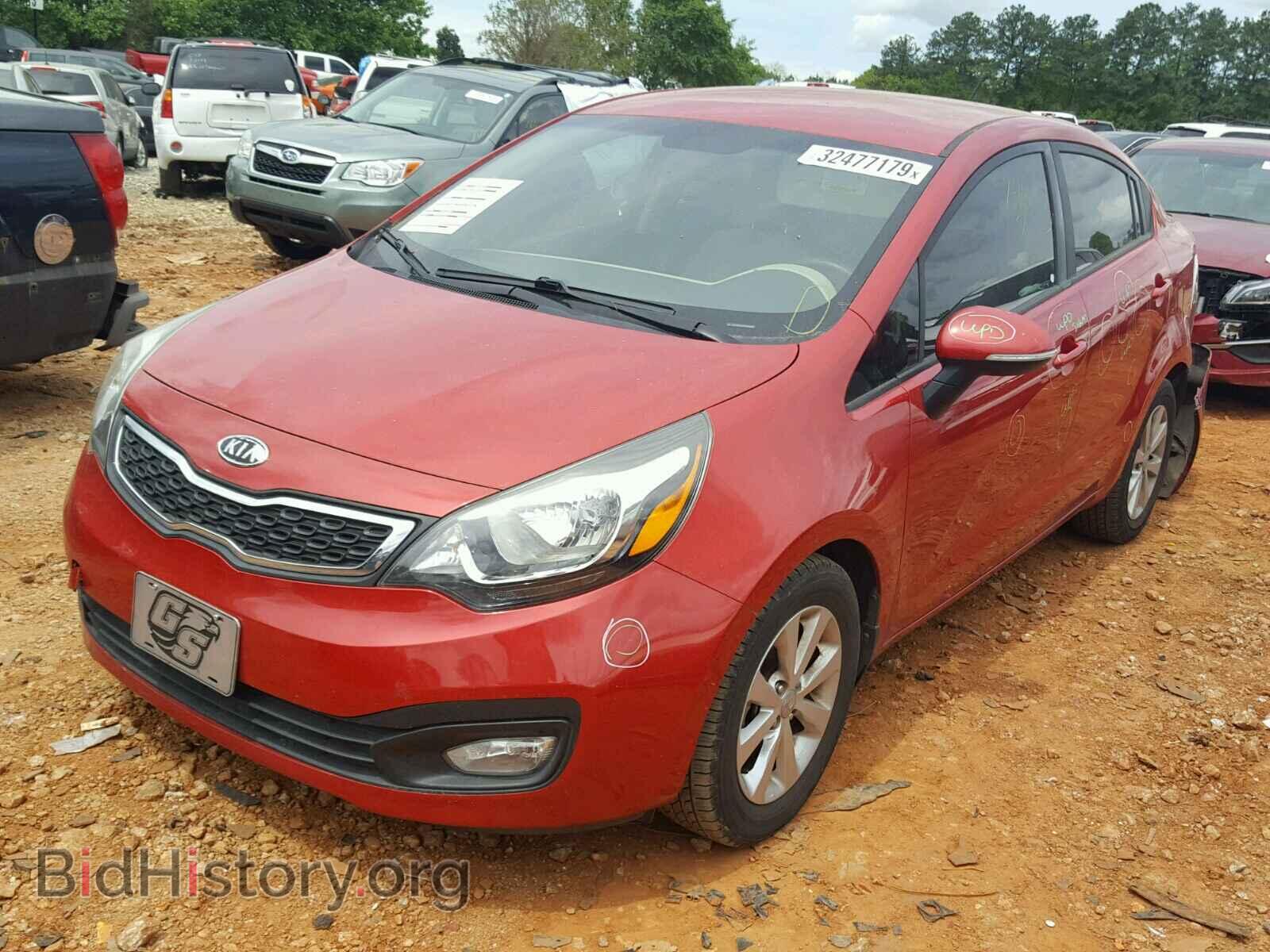 2013 KIA RIO - VIN: KNADN4A36D6121344 - Фото 2