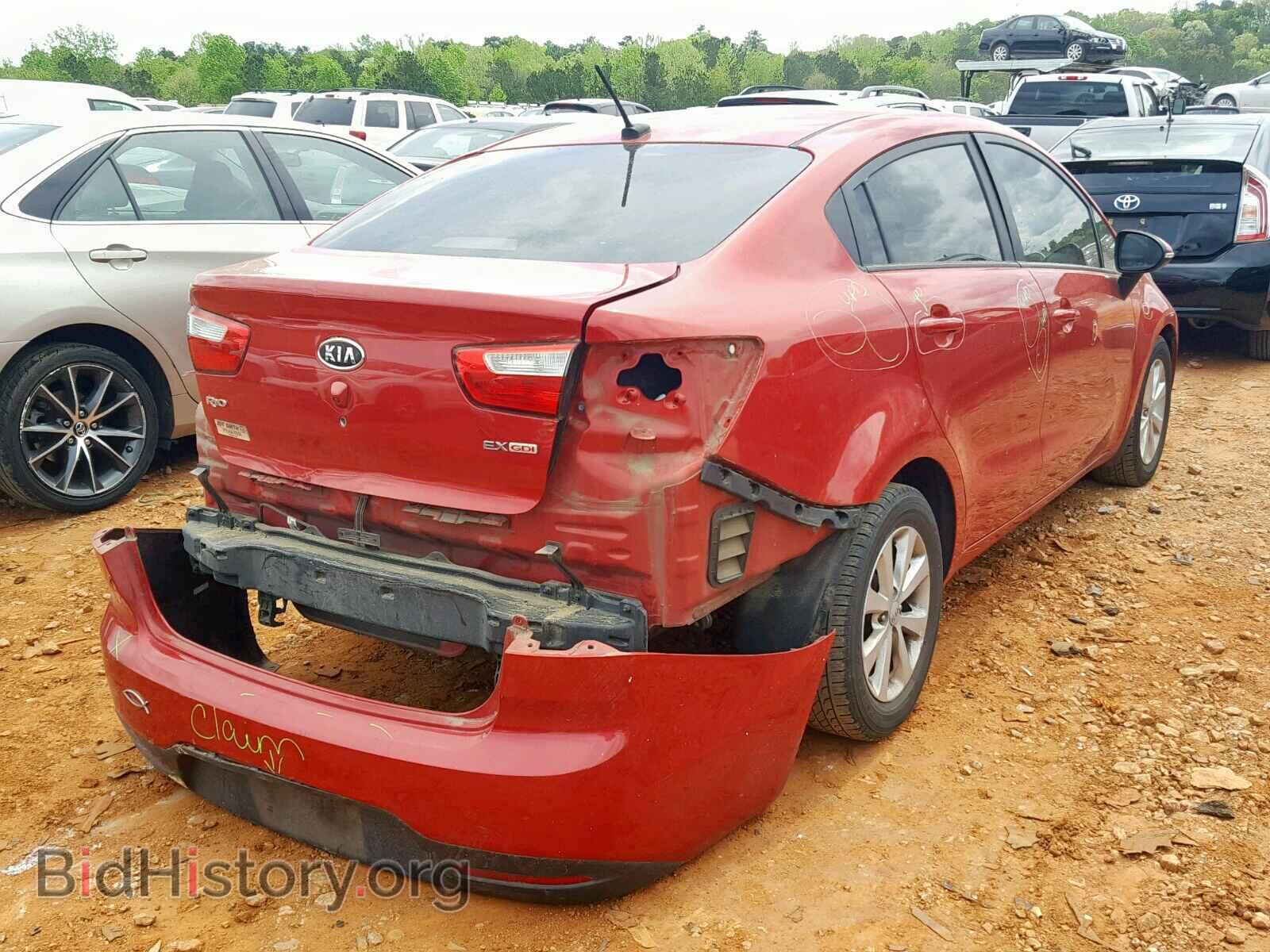2013 KIA RIO - VIN: KNADN4A36D6121344 - Фото 4