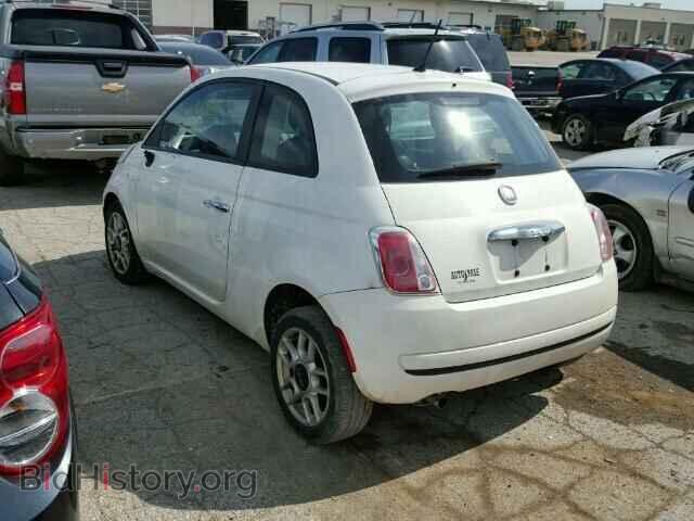 2012 FIAT 500 - VIN: 3C3CFFAR3CT124951 - Фото 3