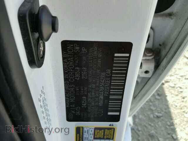 2015 KIA OPTIMA - VIN: KNAGM4A76F5642916 - Фото 10