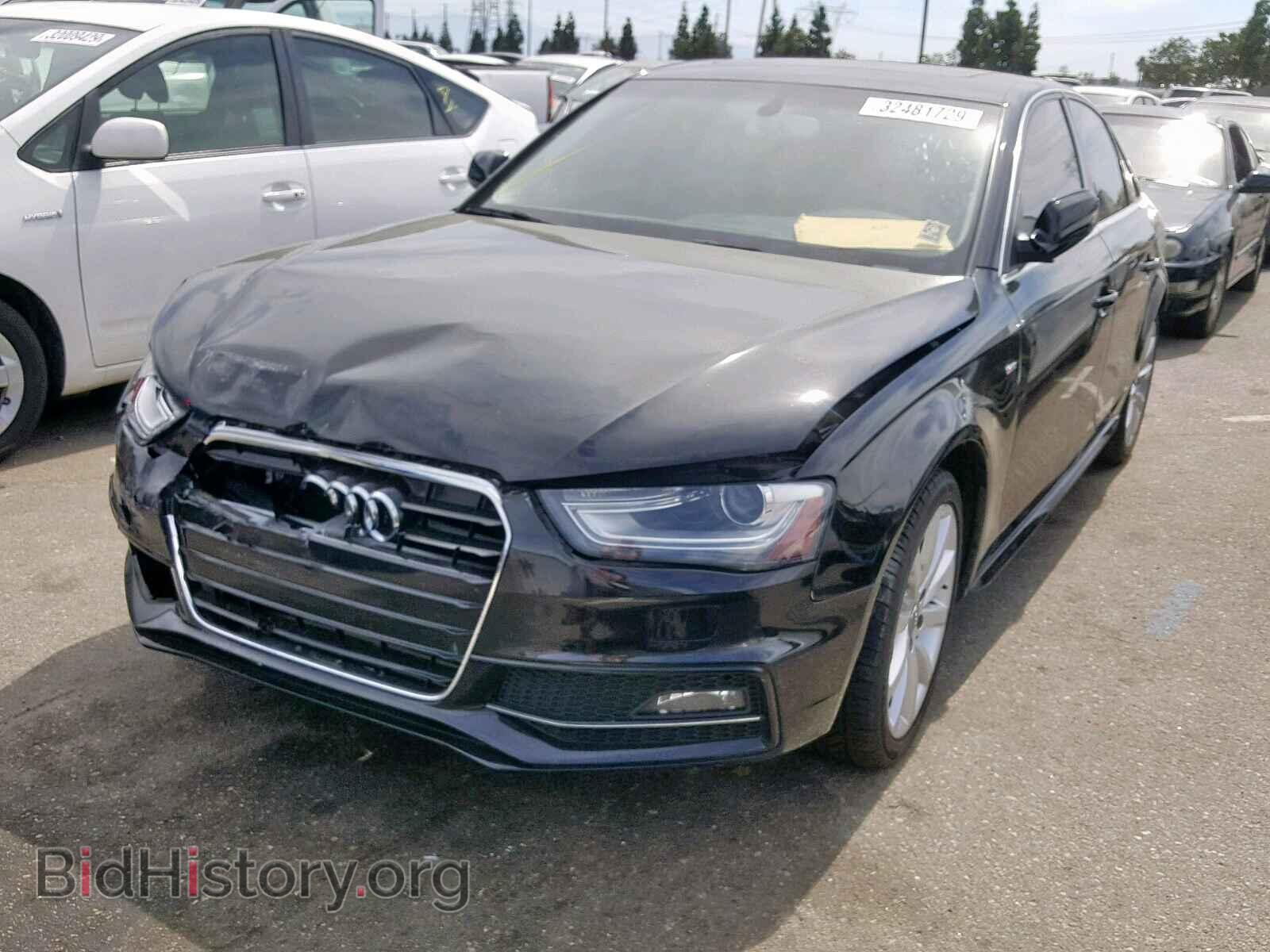 2014 AUDI A4 - VIN: WAUAFAFL2EN032983 - Фото 2