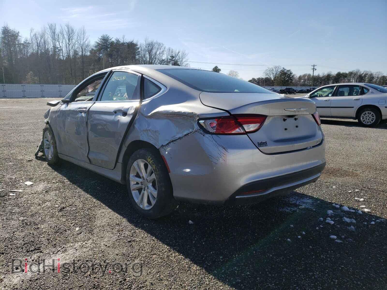 2016 CHRYSLER 200 - VIN: 1C3CCCAB3GN104411 - Фото 3