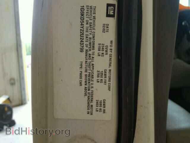2002 CADILLAC DEVILLE - VIN: 1G6KD54Y22U243799 - Photo 10