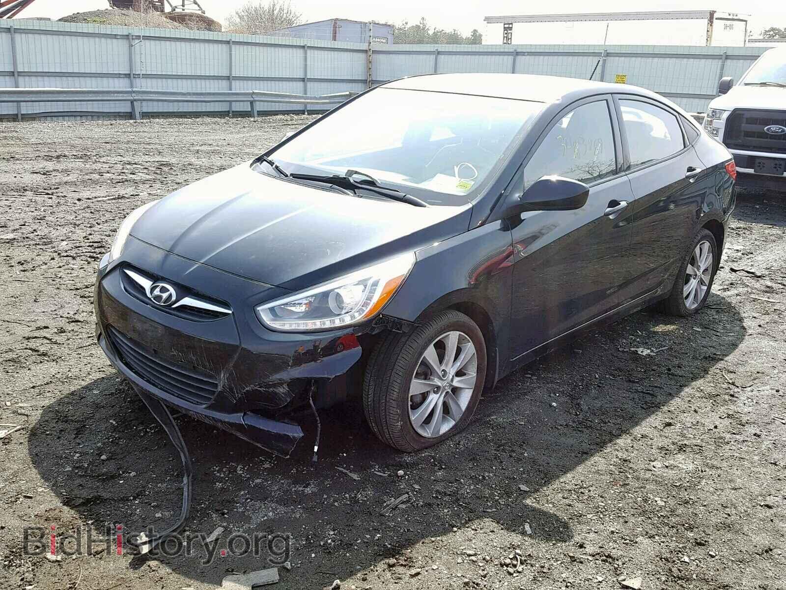2014 HYUNDAI ACCENT - VIN: KMHCU4AE0EU727640 - Фото 2