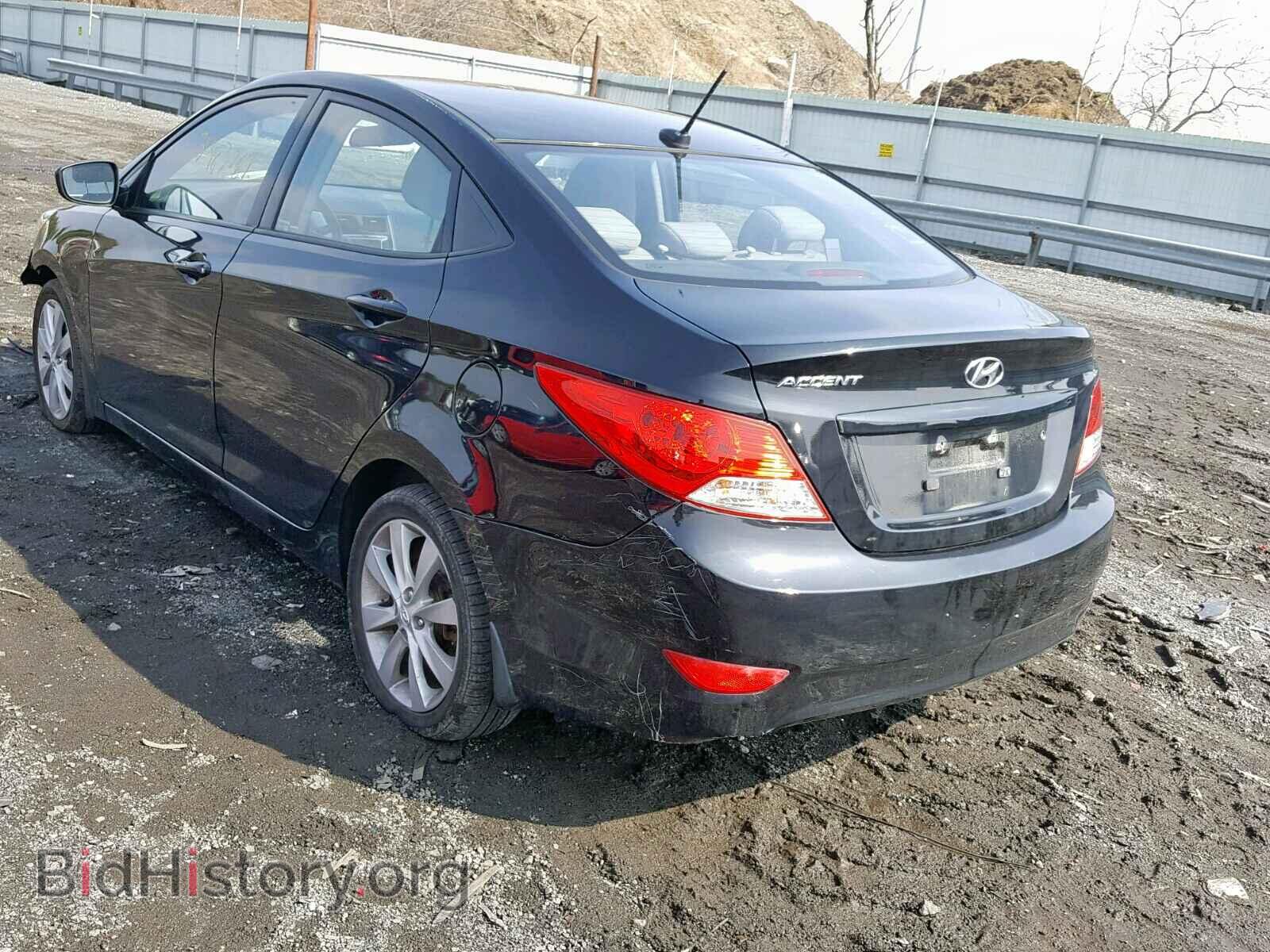 2014 HYUNDAI ACCENT - VIN: KMHCU4AE0EU727640 - Фото 3