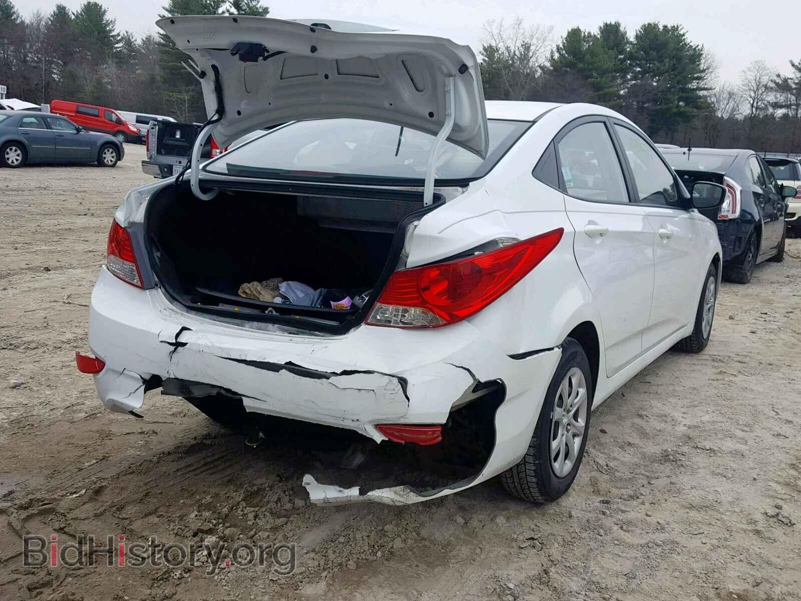 2014 HYUNDAI ACCENT - VIN: KMHCT4AE1EU649954 - Фото 4