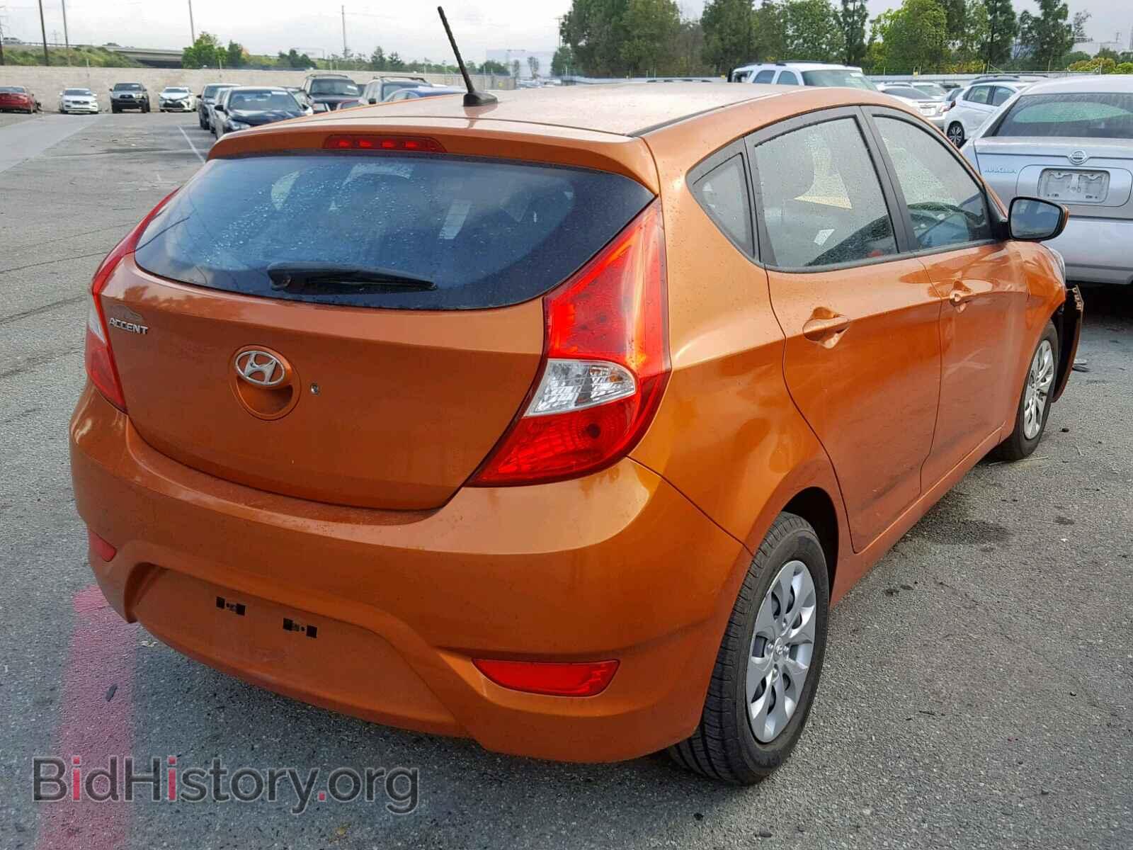 2015 HYUNDAI ACCENT - VIN: KMHCT5AE2FU227067 - Фото 4