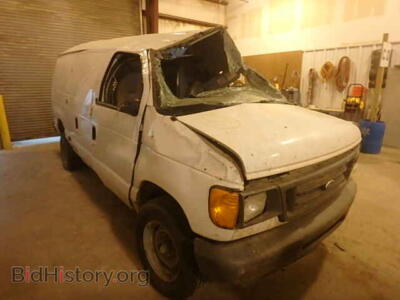 2007 Ford ECONOLINE, white — VIN 1FTNE14W37DA26431, Copart