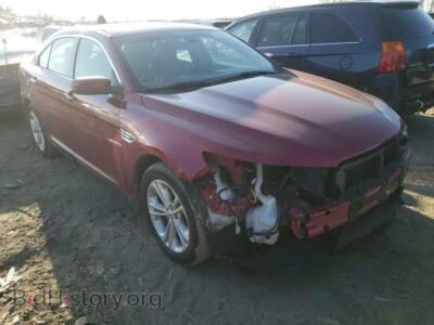 2014 Ford TAURUS Taurus SEL, красный — VIN 1FAHP2E8XEG181511, Copart
