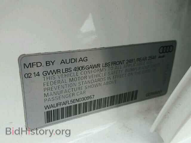 2014 AUDI A4 - VIN: WAUFFAFL5EN030957 - Фото 10