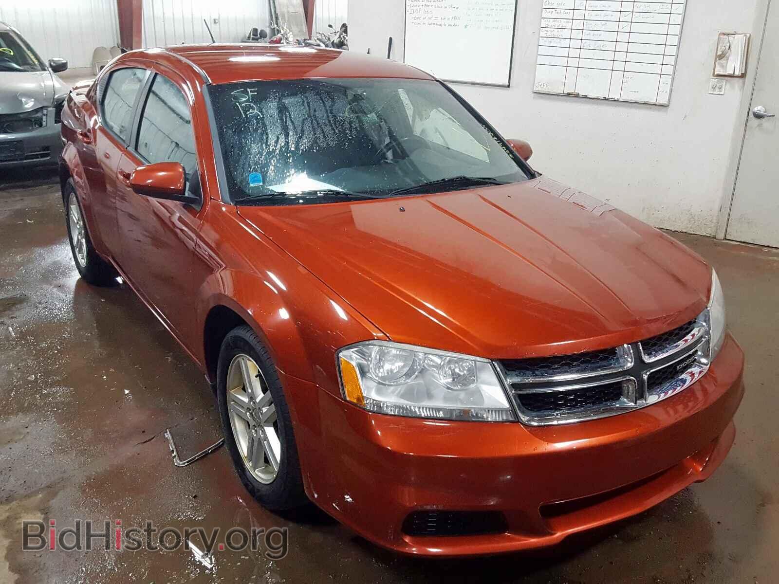 Фотография 1C3CDZCB1CN154750 - DODGE AVENGER 2012