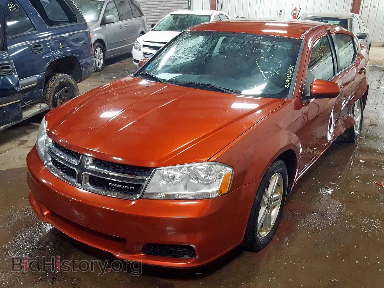 2012 DODGE AVENGER - VIN: 1C3CDZCB1CN154750 - Фото 2