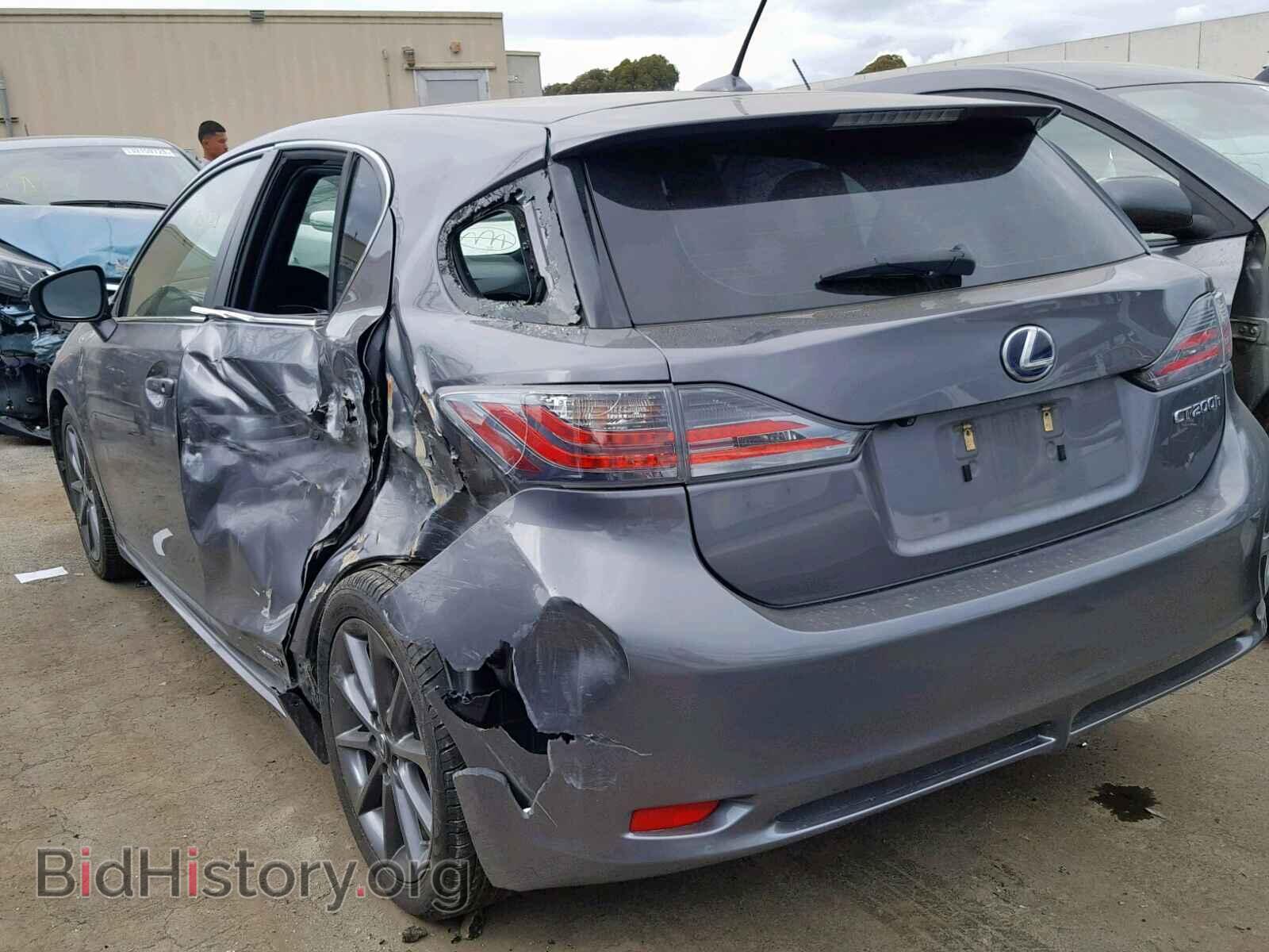 2012 LEXUS CT 200 - VIN: JTHKD5BH9C2073971 - Фото 3