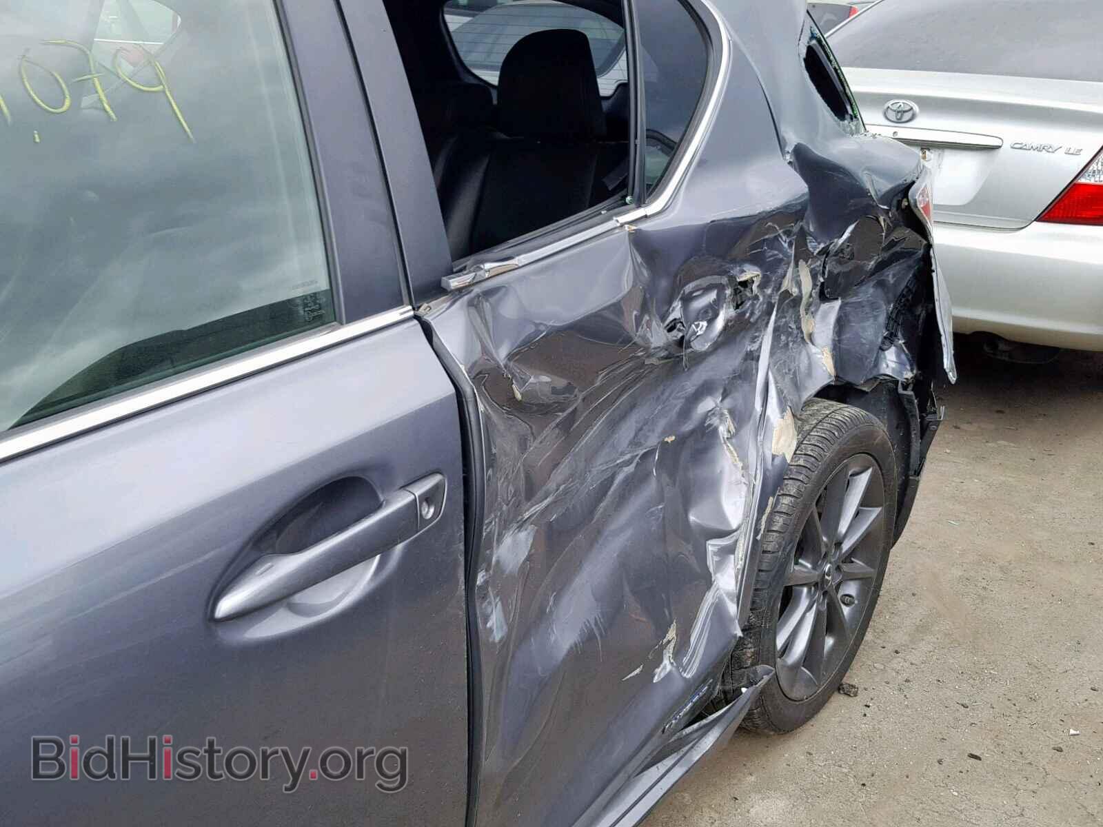 2012 LEXUS CT 200 - VIN: JTHKD5BH9C2073971 - Фото 9