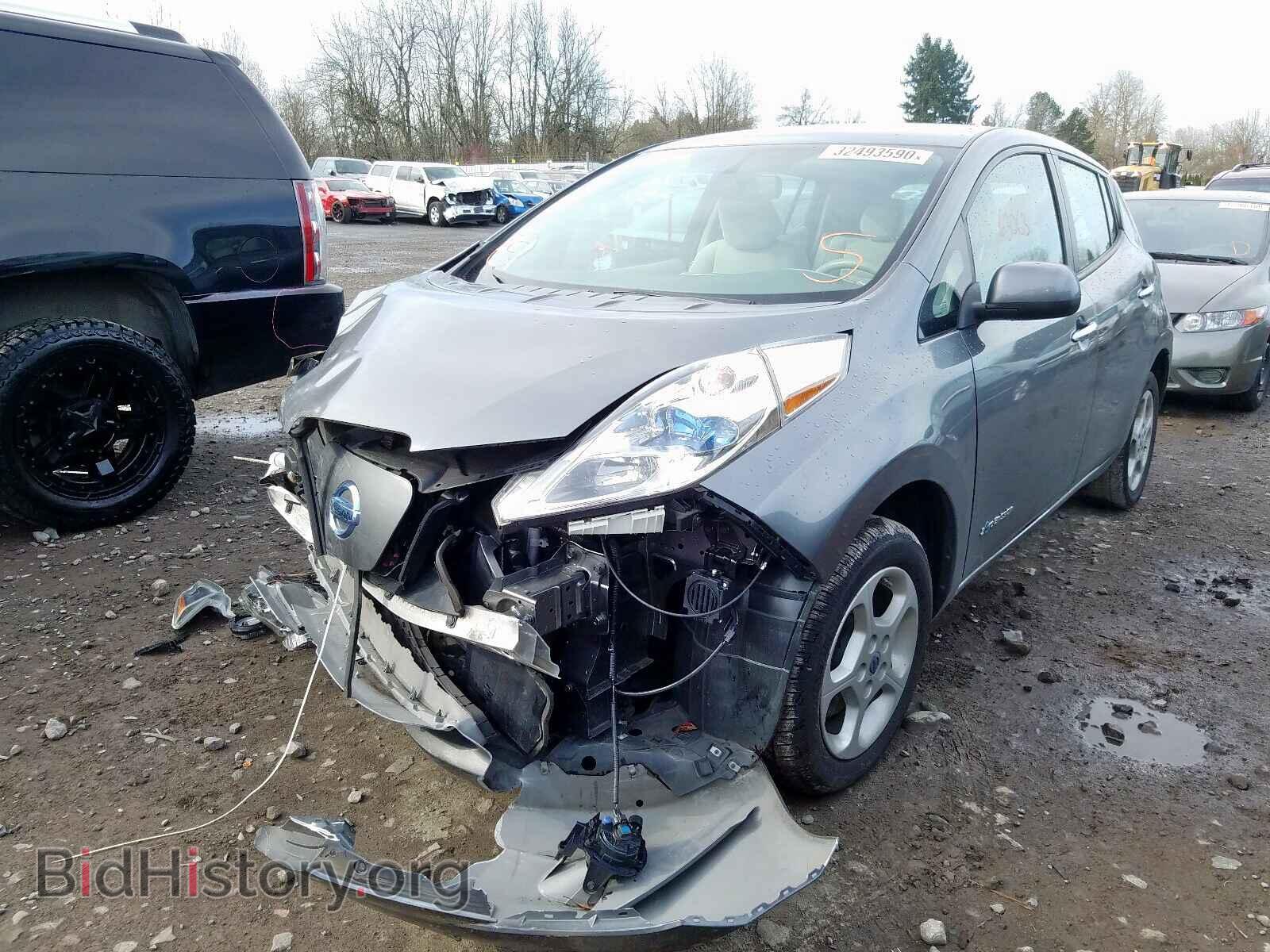 2014 NISSAN LEAF - VIN: 1N4AZ0CP4EC335633 - Фото 2