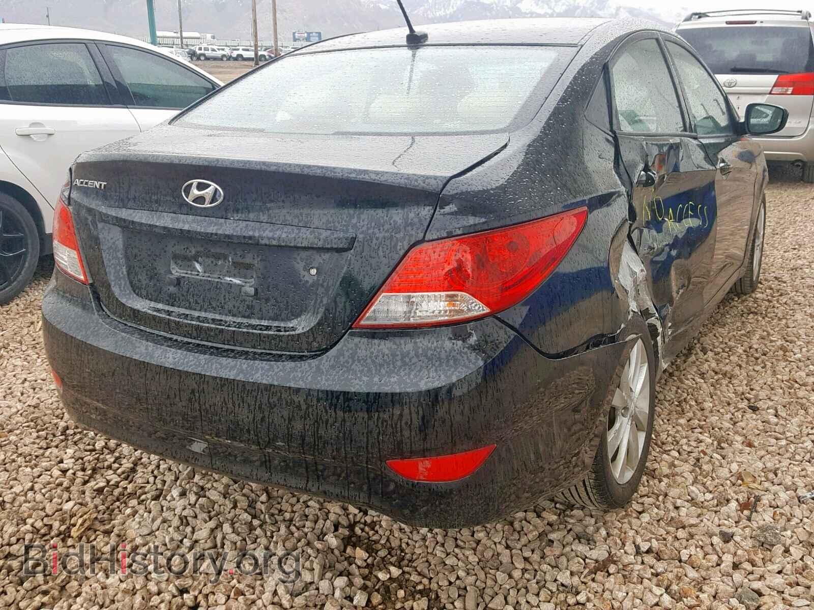2012 HYUNDAI ACCENT - VIN: KMHCU4AE7CU085799 - Фото 4