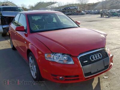 2007 Audi A4 A4 2.0T QU, красный — VIN WAUDF78EX7A090848, Copart