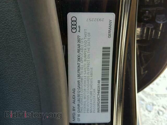 2017 AUDI A7 - VIN: WAUW2AFC7HN026148 - Фото 10