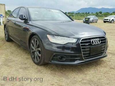 2013 Audi A6 A6 3.0 QUA, black — VIN WAUJGBFC3DN058560, Copart