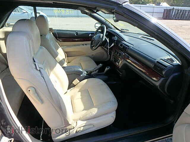 2001 CHRYSLER SEBRING - VIN: 1C3EL65U91N732602 - Фото 5