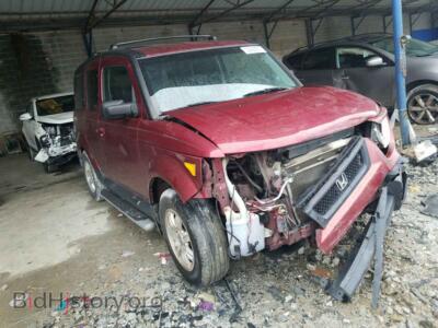 2006 Honda ELEMENT Element EX, красный — VIN 5J6YH18726L002689, Copart