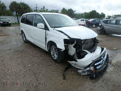 2014 Dodge CARAVAN Grand Cara, white — VIN 2C4RDGCG6ER468714, Copart
