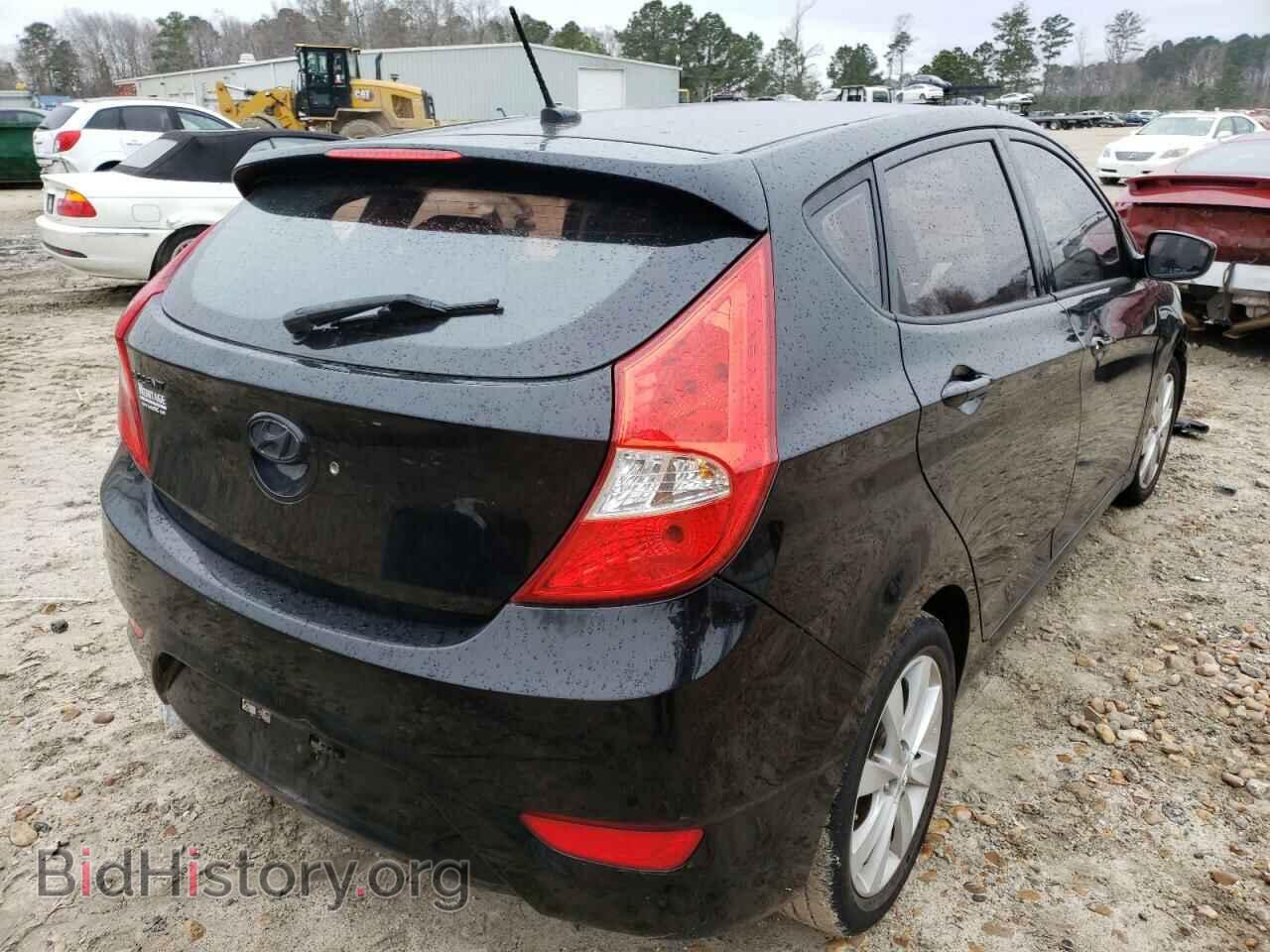 2012 HYUNDAI ACCENT - VIN: KMHCU5AE4CU038090 - Фото 4