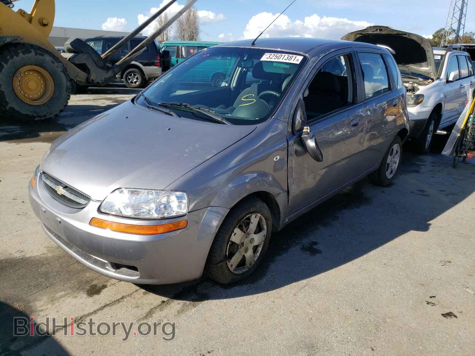 2006 CHEVROLET AVEO - VIN: KL1TD66606B565322 - Фото 2