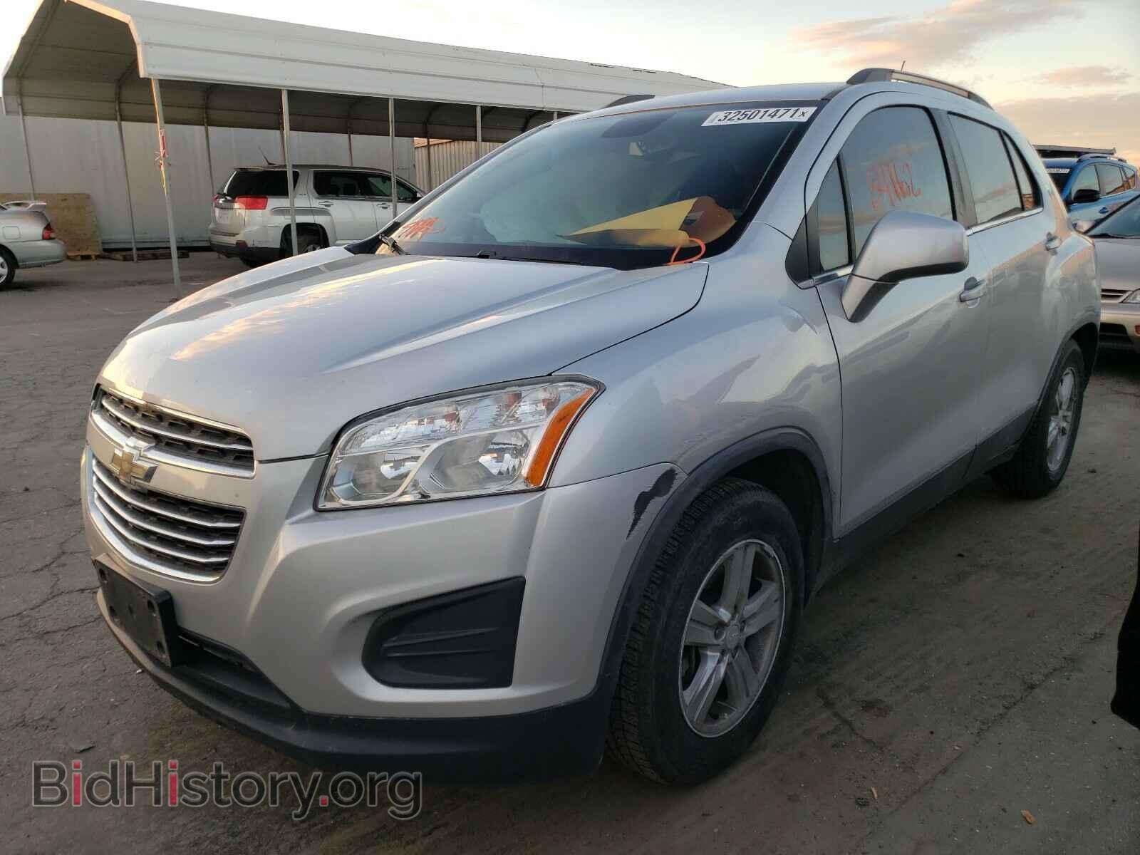 2016 CHEVROLET TRAX - VIN: 3GNCJLSB2GL198790 - Фото 2
