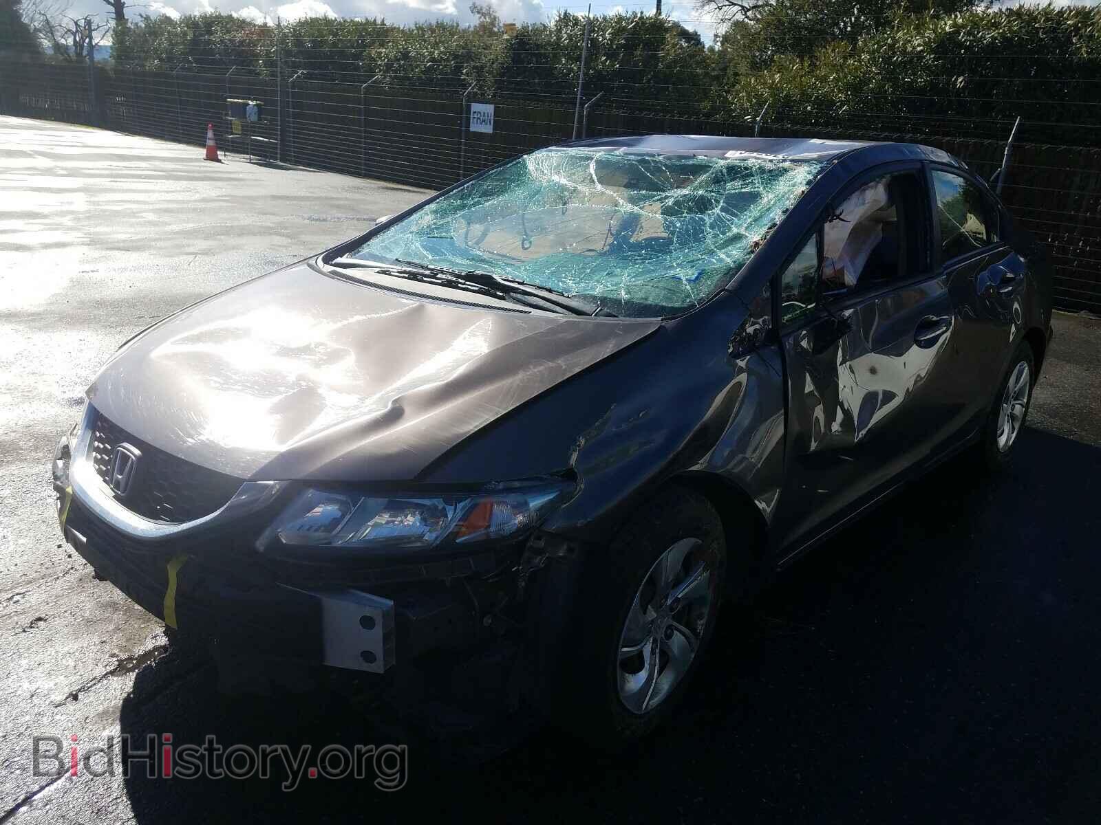 2014 HONDA CIVIC - VIN: 2HGFB2F59EH549963 - Фото 2