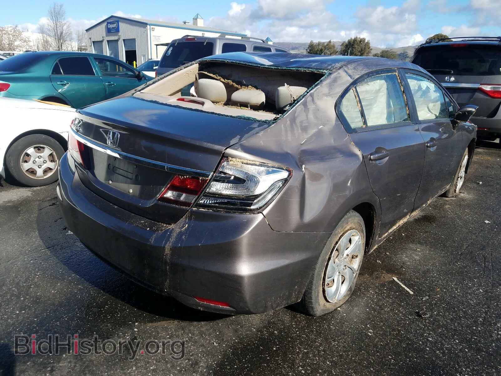 2014 HONDA CIVIC - VIN: 2HGFB2F59EH549963 - Фото 4