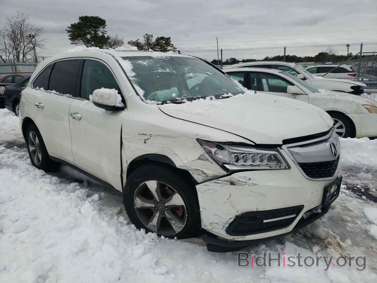 Фотография 5FRYD4H20GB058589 - ACURA MDX 2016