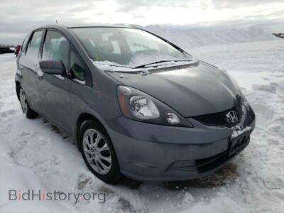 2013 Honda FIT, серый — VIN JHMGE8H37DC070904, Copart