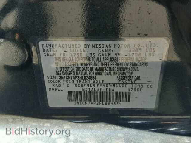 2017 NISSAN VERSA - VIN: 3N1CN7AP3HL824854 - Photo 10