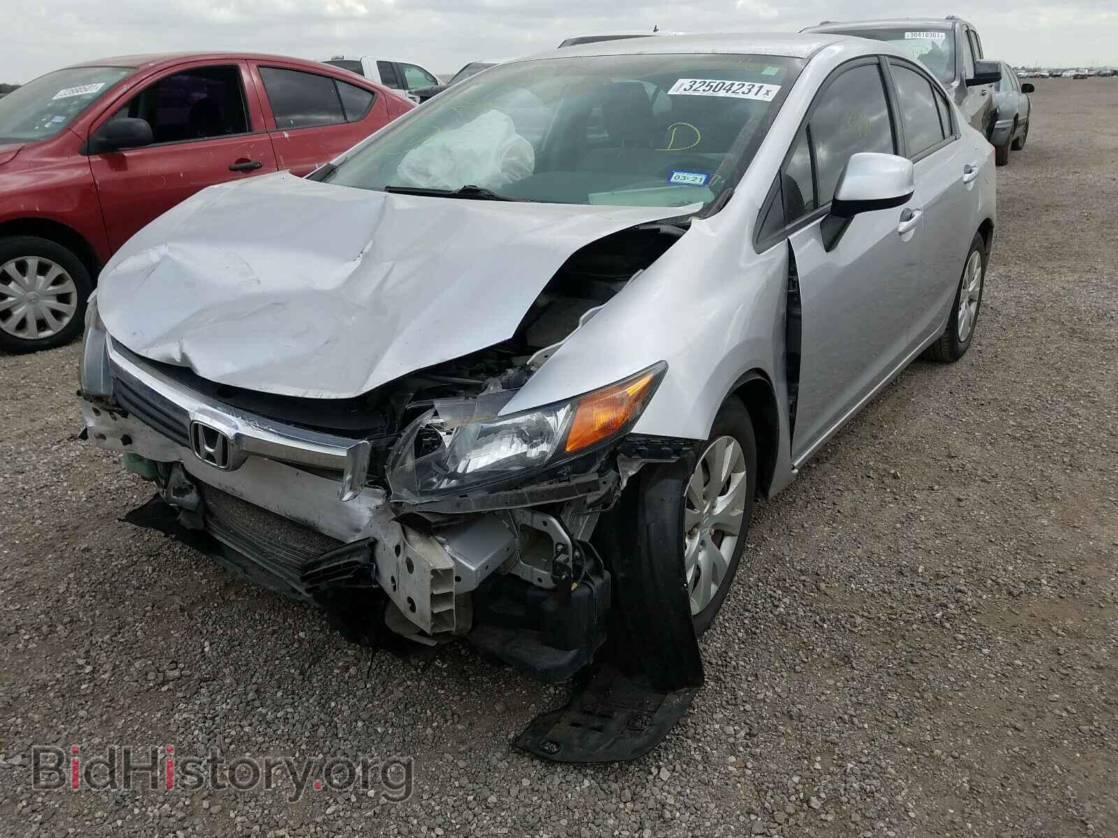 2012 HONDA CIVIC - VIN: 2HGFB2F50CH334601 - Фото 2