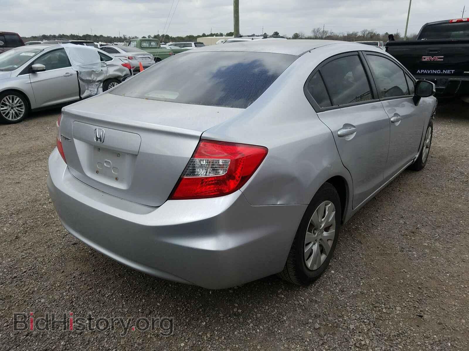 2012 HONDA CIVIC - VIN: 2HGFB2F50CH334601 - Фото 4