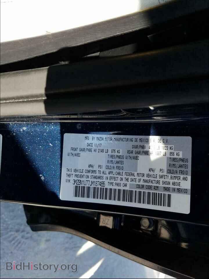 2018 MAZDA 3 - VIN: 3MZBN1U77JM187465 - Фото 10