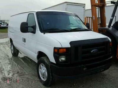 2008 Ford ECONOLINE, белый — VIN 1FTNE24W48DA12870, Copart