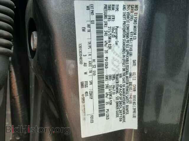 2013 FORD FOCUS - VIN: 1FADP3F28DL267159 - Photo 10