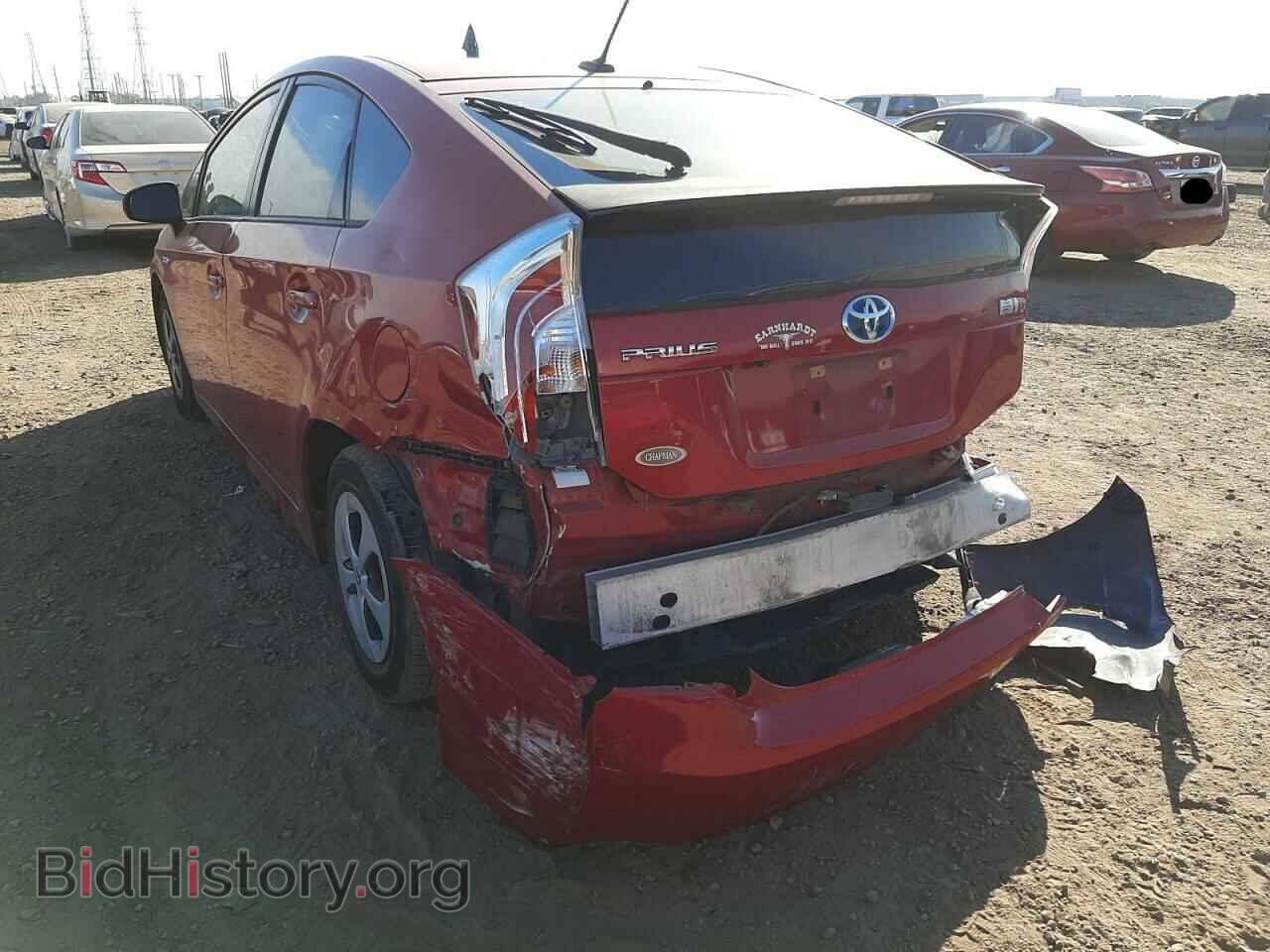 2014 TOYOTA PRIUS - VIN: JTDKN3DU2E1743611 - Фото 3