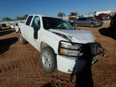 2010 Chevrolet SILVERADO, white — VIN 3GCRKSE33AG203655, Copart