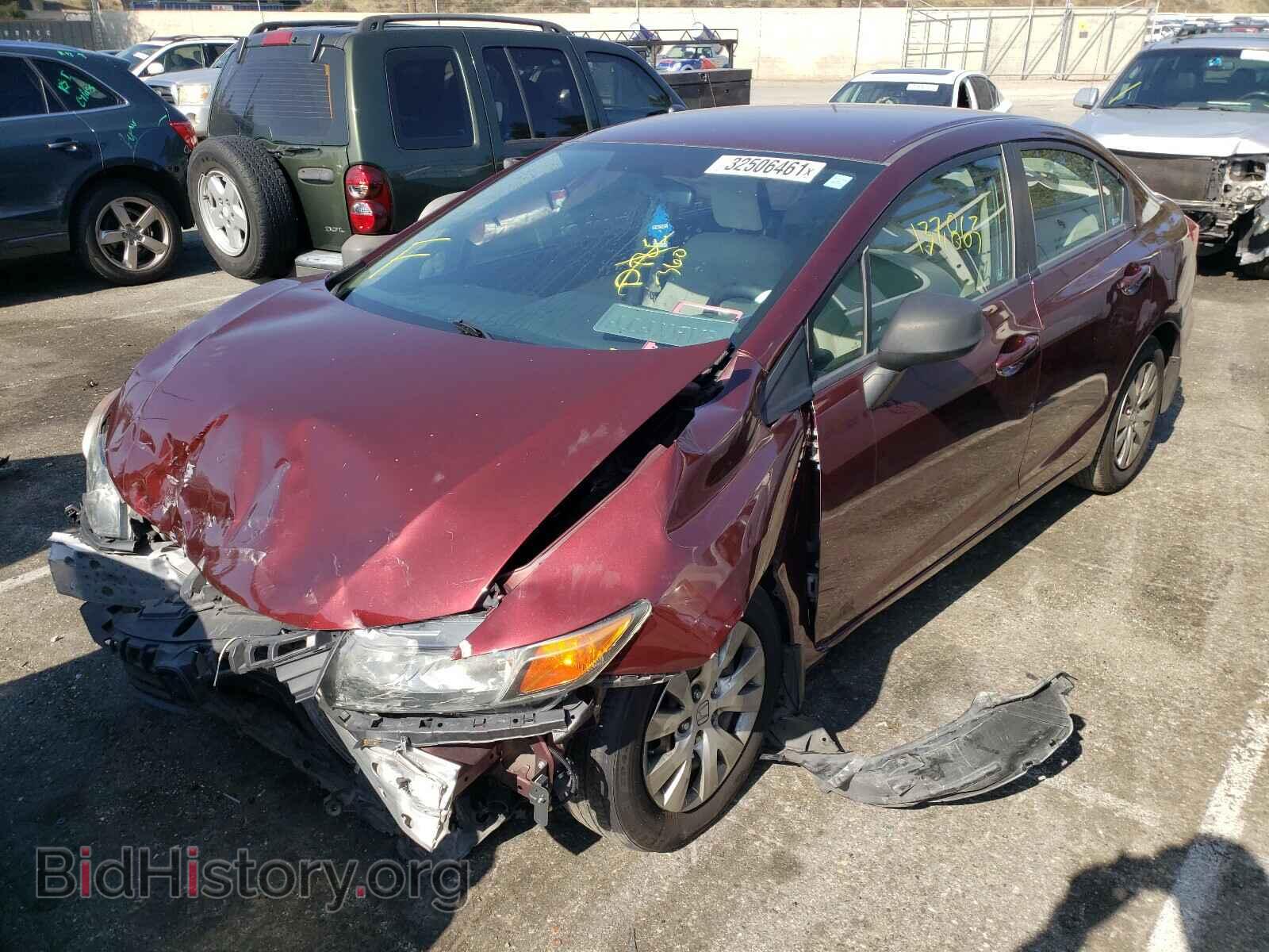 2012 HONDA CIVIC - VIN: 19XFB2F5XCE341422 - Фото 2