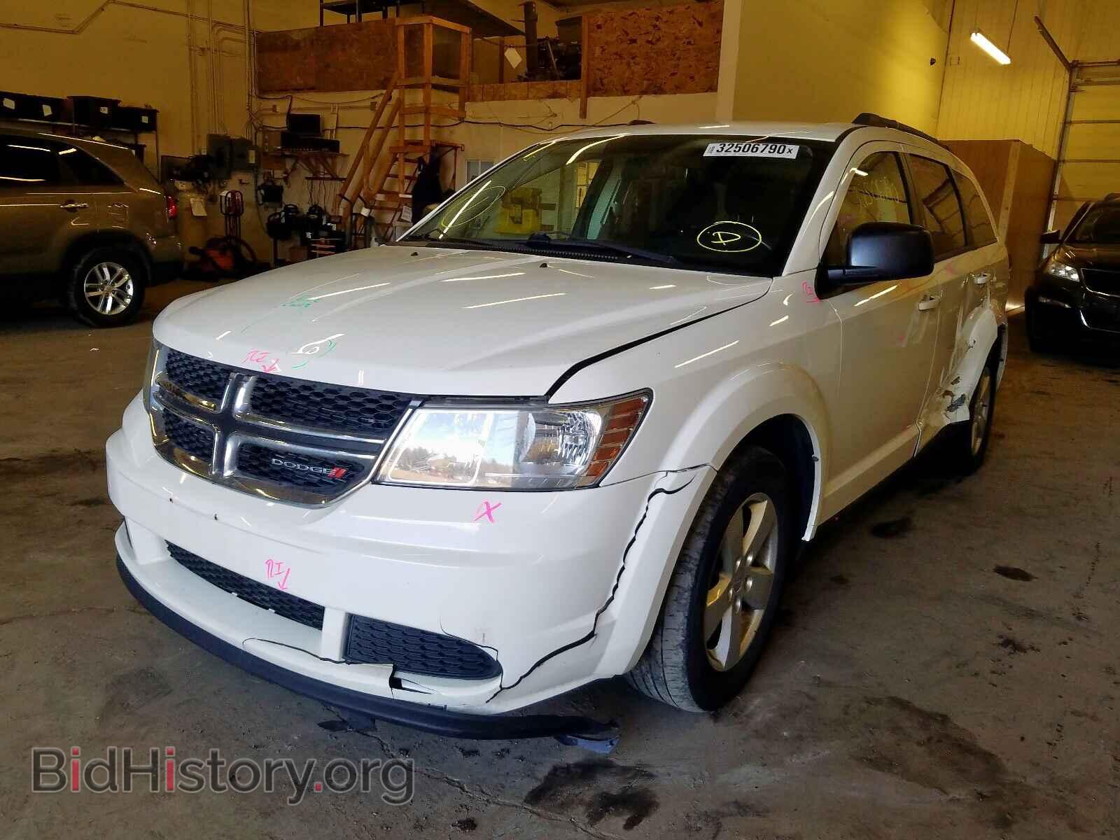 2013 DODGE JOURNEY - VIN: 3C4PDCAB2DT555206 - Фото 2