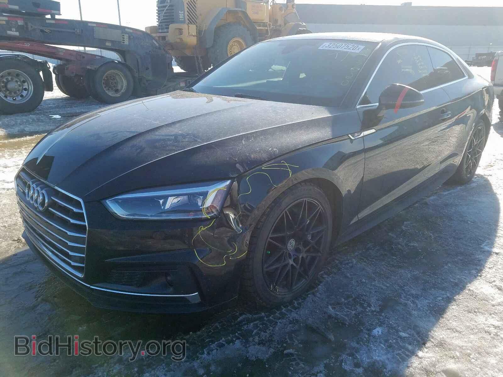 2018 AUDI A5 - VIN: WAUUNAF5XJA000611 - Фото 2